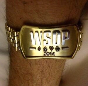 Chad Brown, honorary bracelet, World Series of Poker 2014