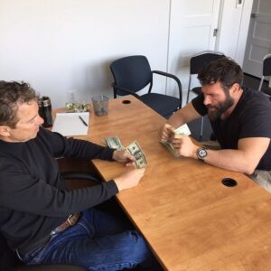 Dan Bilzerian and Rand Paul play poker. 