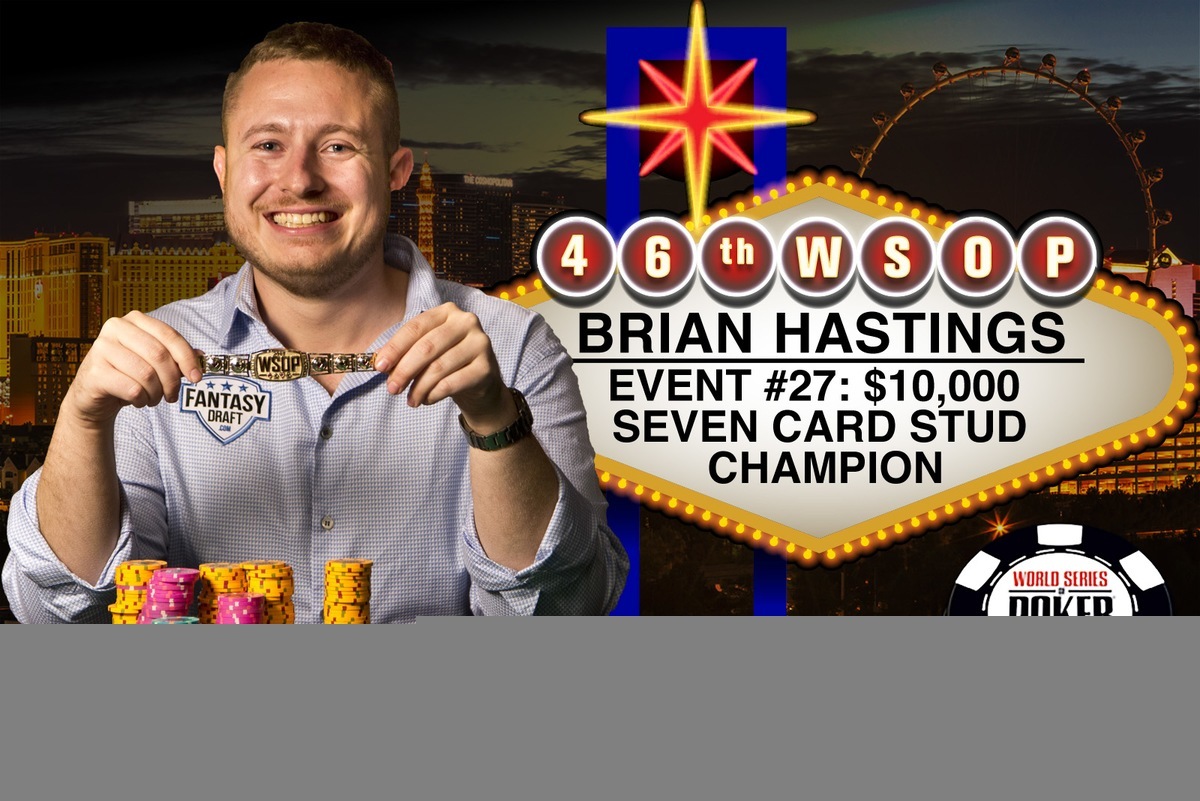 WSOP Wrap June 14: Brian Hastings Wins Seven Card Stud Championship