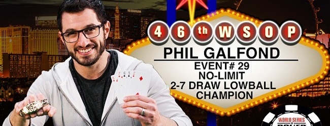 Phil Galfond Lowball winner WSOP 2015