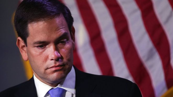 Marco Rubio out of presidential race
