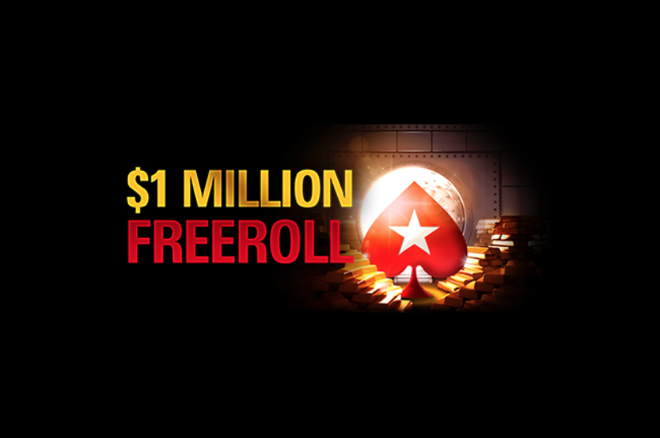 PokerStars Freeroll Offers a $1 Million Guaranteed Prize Pool  (Yes, $1 Million)