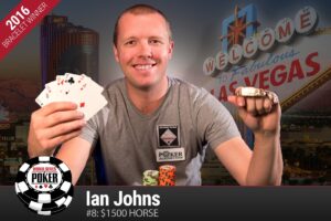 Ian Johns Event #8 WSOP 2016