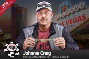 Johnnie Craig WSOP 2016