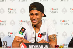 Neymar Jr in new PokerStars campaign.