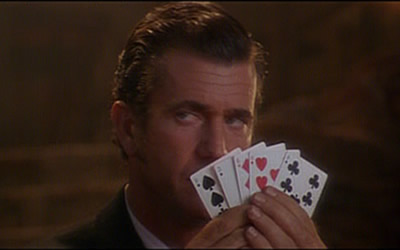 Mel Gibson Dons Poker Face for WPT Foundation
