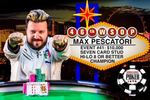 Max Pescatori Auctions Off WSOP Bracelet on eBay for Charity