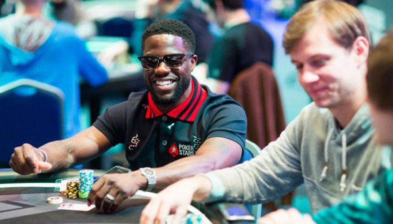 Super High Roller Bowl, Day One: Kevin Hart Entertains, Phil Hellmuth Coolered