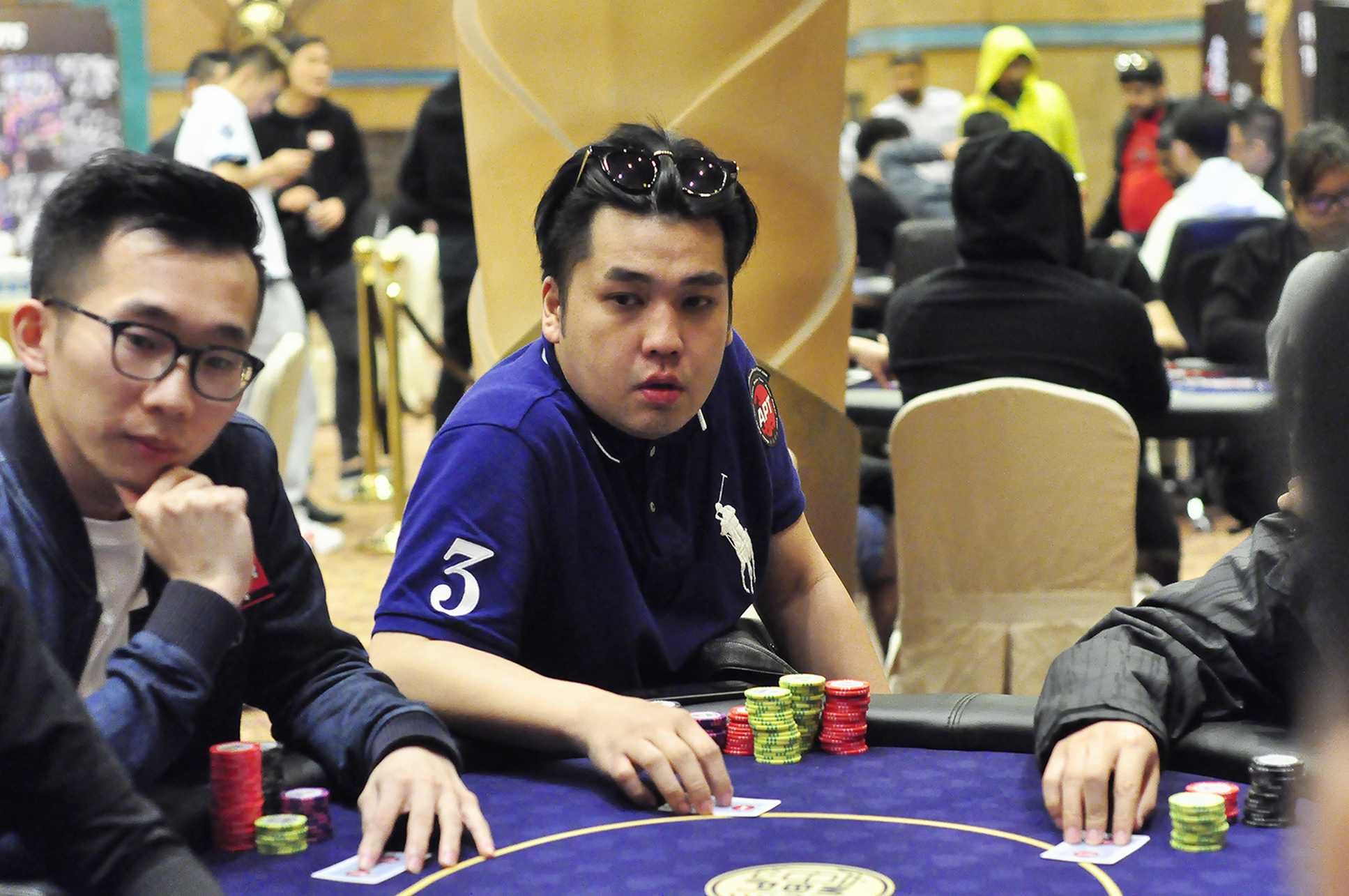 Choong Weng of Malaysia en route to winning the main event of APT Macau