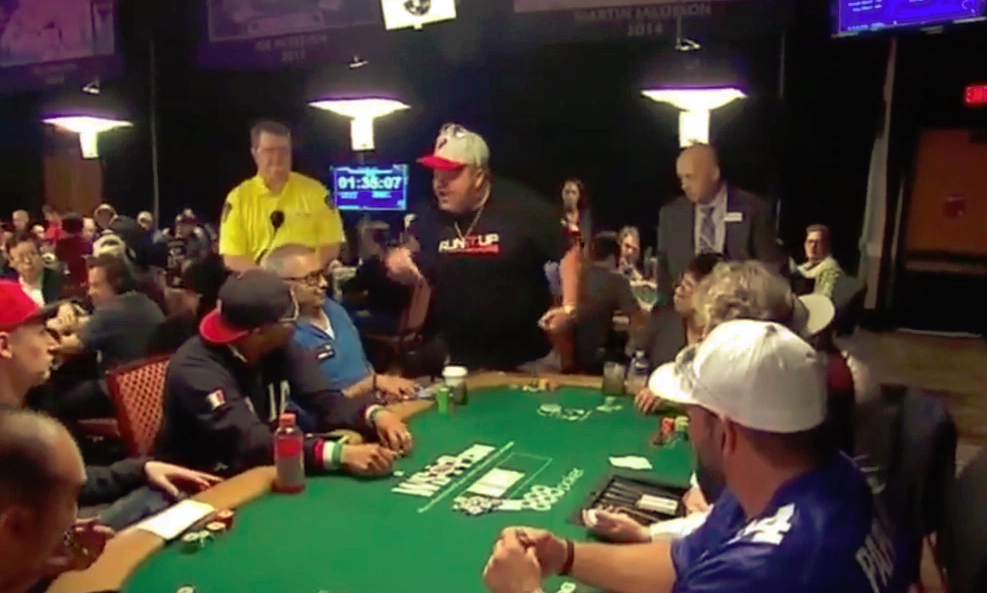 WSOP Main Event Drama: Lazaro Hernandez Escorted out of Rio Following Altercation with Table Mate Tony Bracy