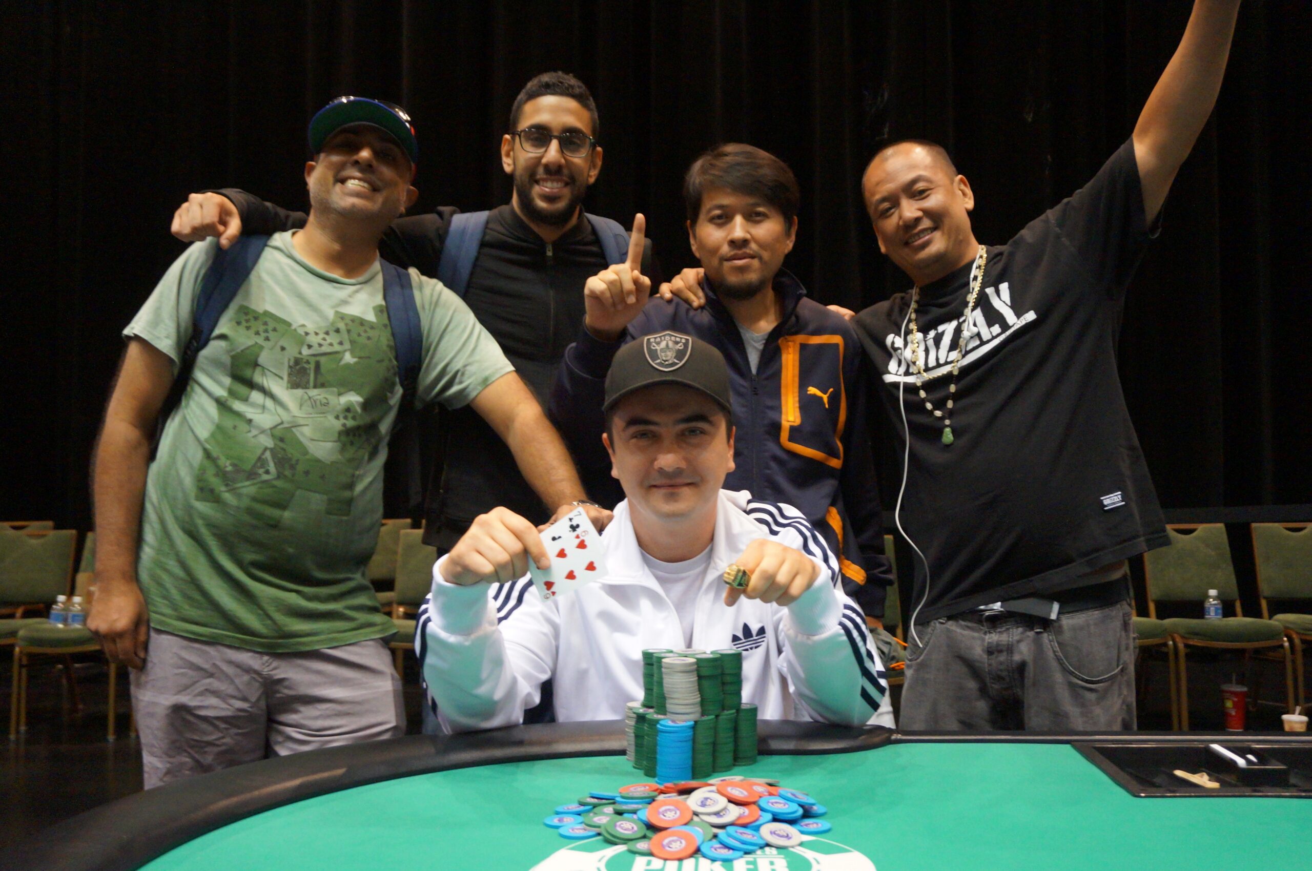 At North Carolina Harrah’s Cherokee, Four Los Angeles Poker Buddies Cash Big and Win Bling