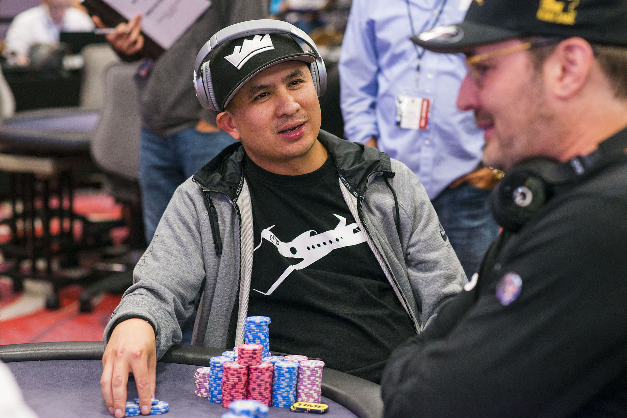 Hellmuth Eyes First WPT Title at Legends Final Table, But Must Beat Chip Leader JC Tran