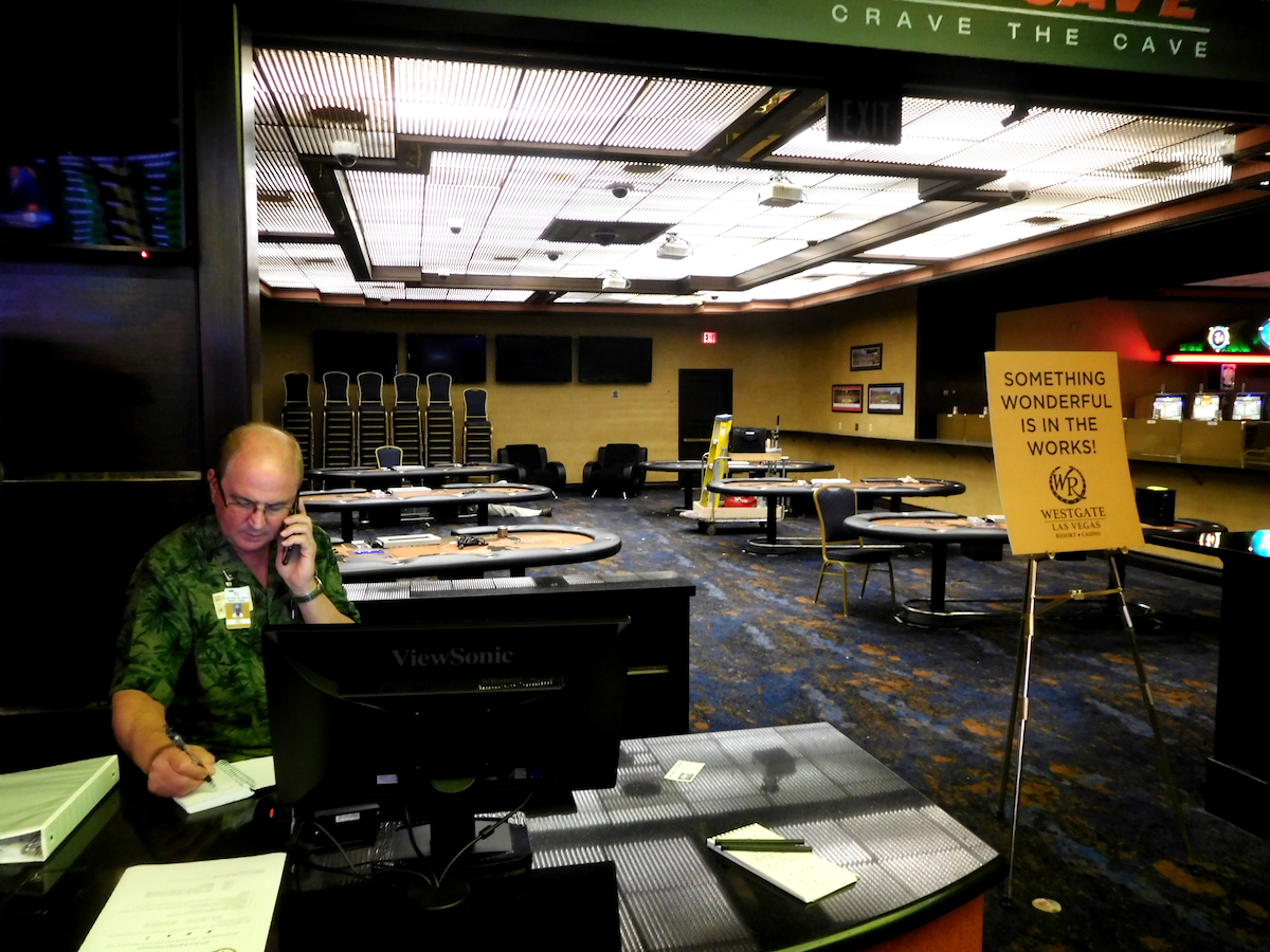 Westgate Poker Room Supervisor David Fried