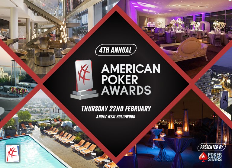 2017 GPI American Poker Awards announcement flyer