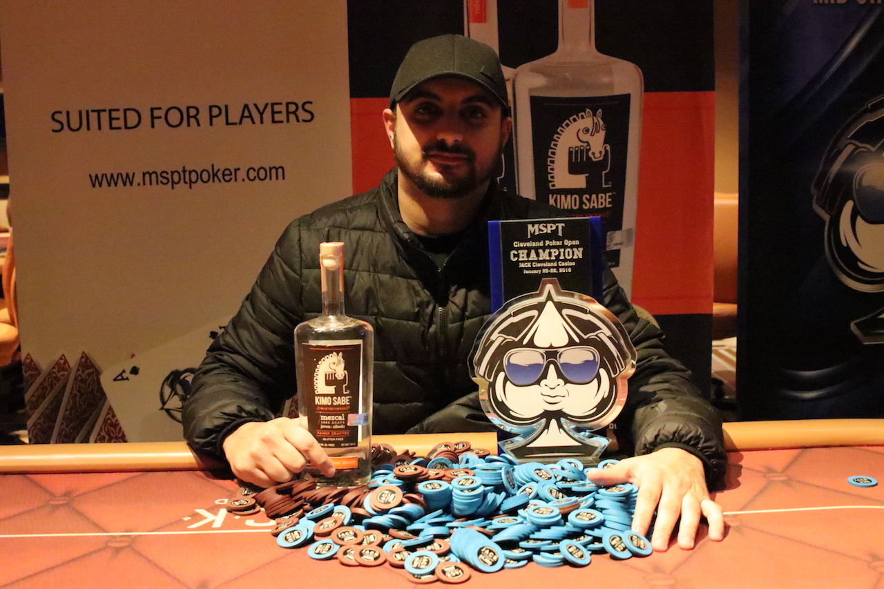 Abdul ‘Dulie’ Amer Wins MSPT Cleveland Poker Open for $118K