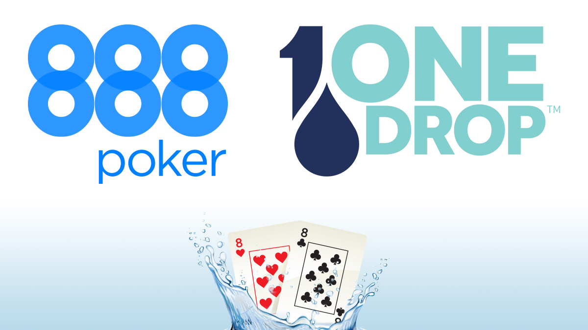 888poker and One Drop Join Forces to Host World Water Day Online Tourney Thursday