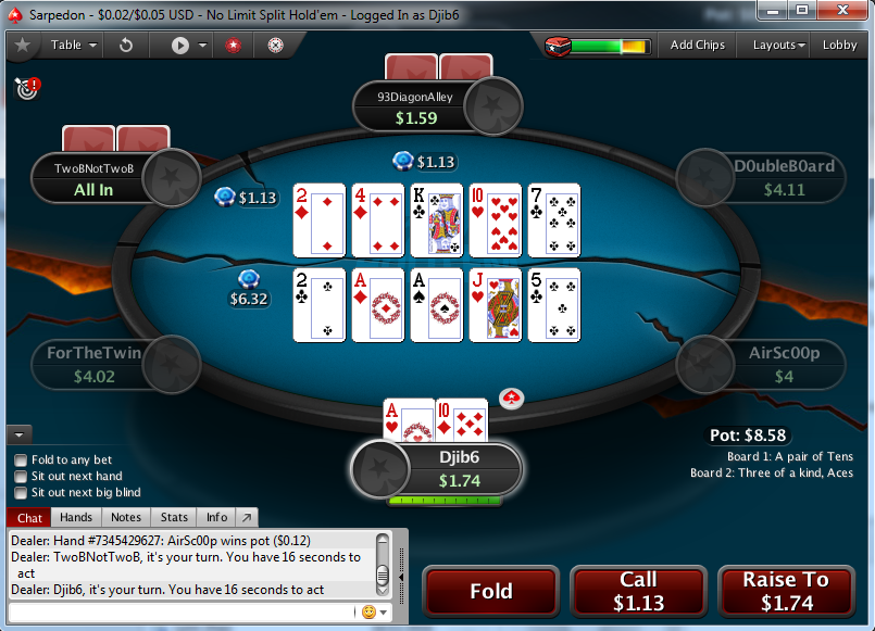 Split Hold’em on PokerStars