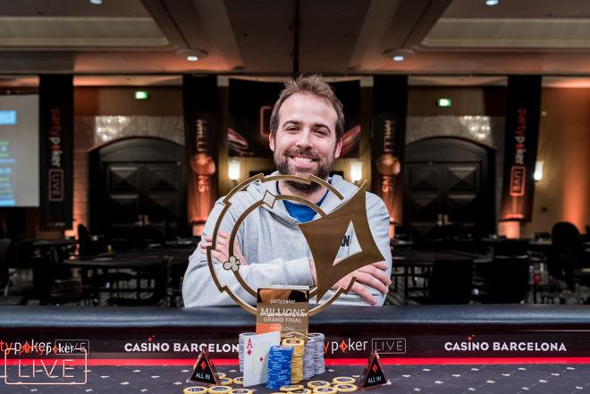 Canadian Pro Pascal Lefrancois Scores $2M Victory at Partypoker Millions Grand Final in Barcelona