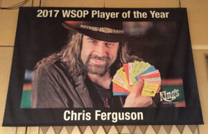 Chris Ferguson WSOP Player of the Year banner
