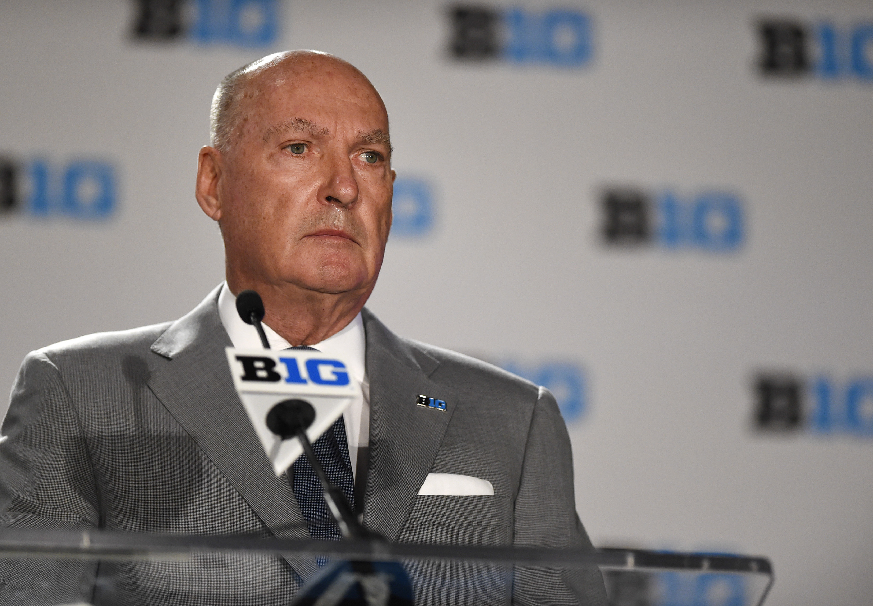 Jim Delany, commissioner of the Big Ten