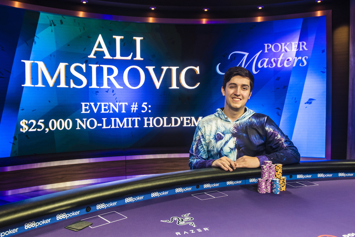 High Stakes Newbie Ali Imsirovic Wins Poker Masters $25K NLH for $462K