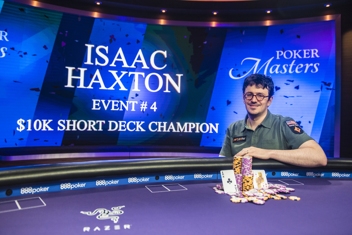 Isaac Haxton Wins Poker Masters Short Deck Event, Closes in on Series Leader Brandon Adams