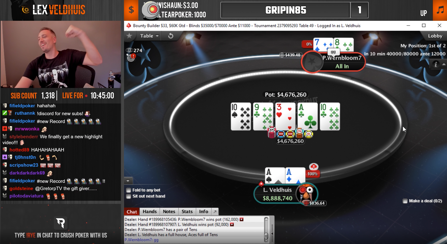 Lex Veldhuis Assures Fans He’s Fine after Collapse on Street, Promises Return to Poker Streaming