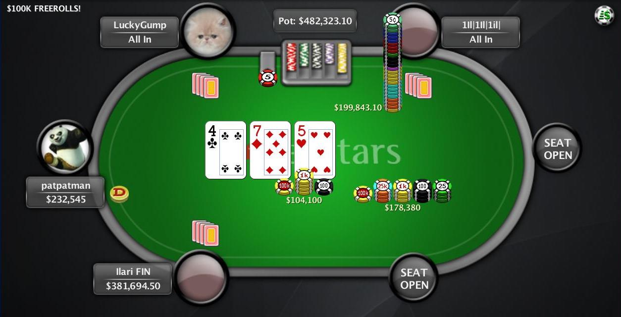 PokerStars cash games