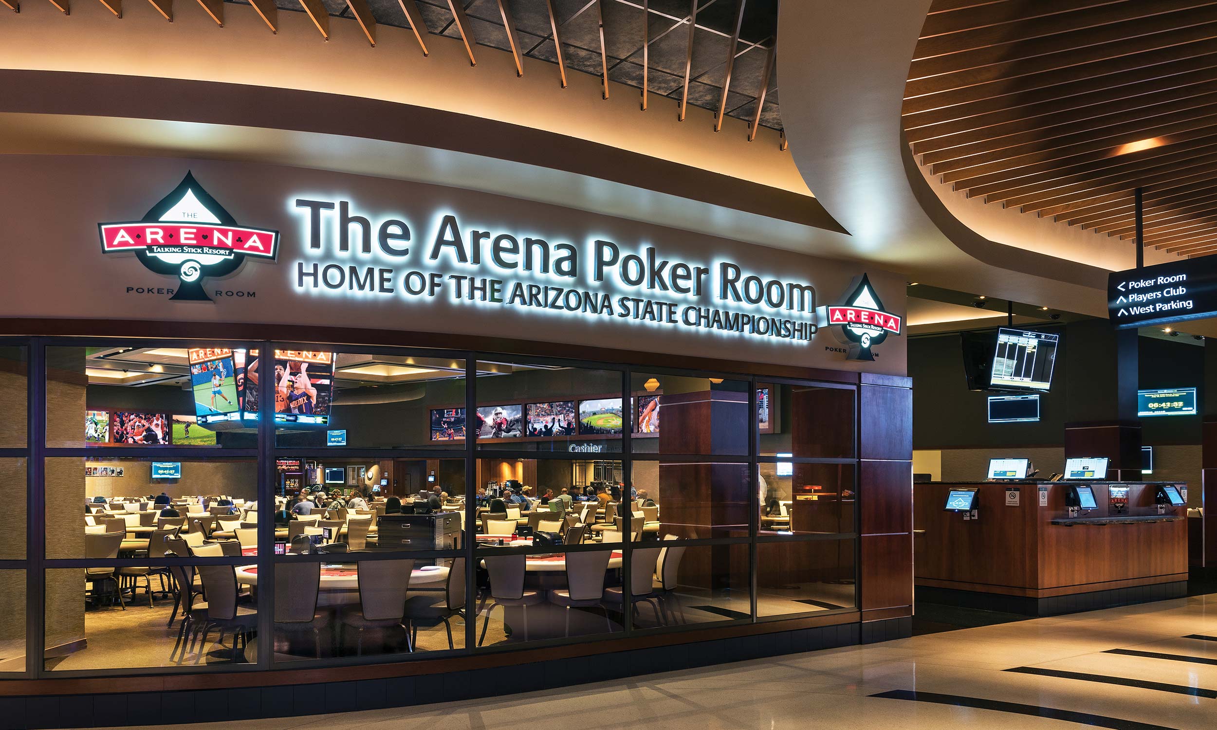 Talking Stick poker room