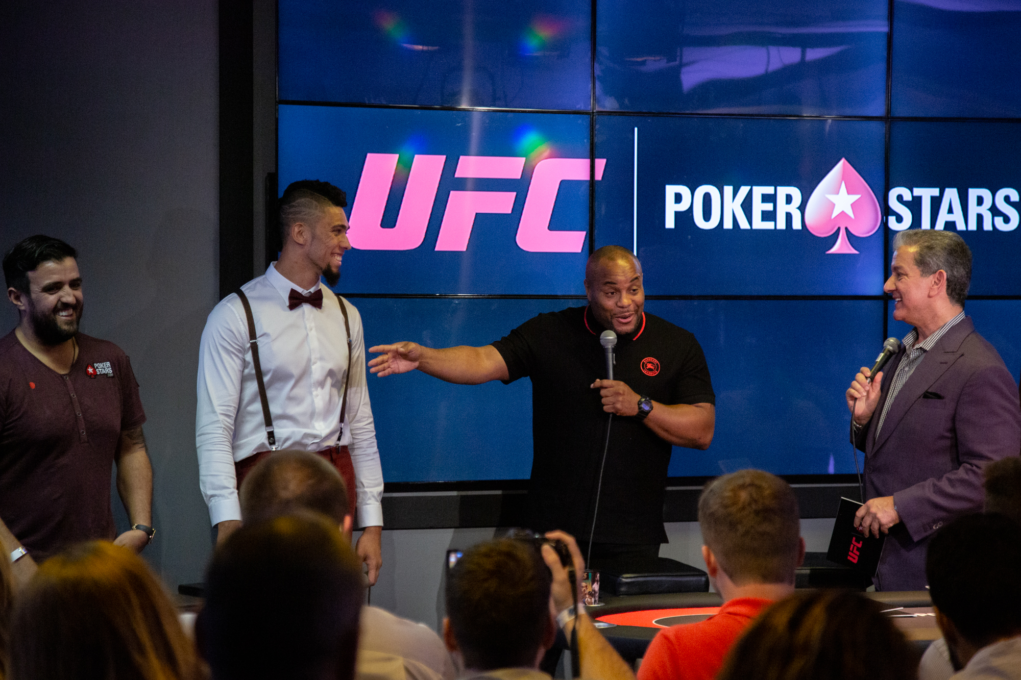 Strikes Thrown as PokerStars Partners with Three UFC Stars