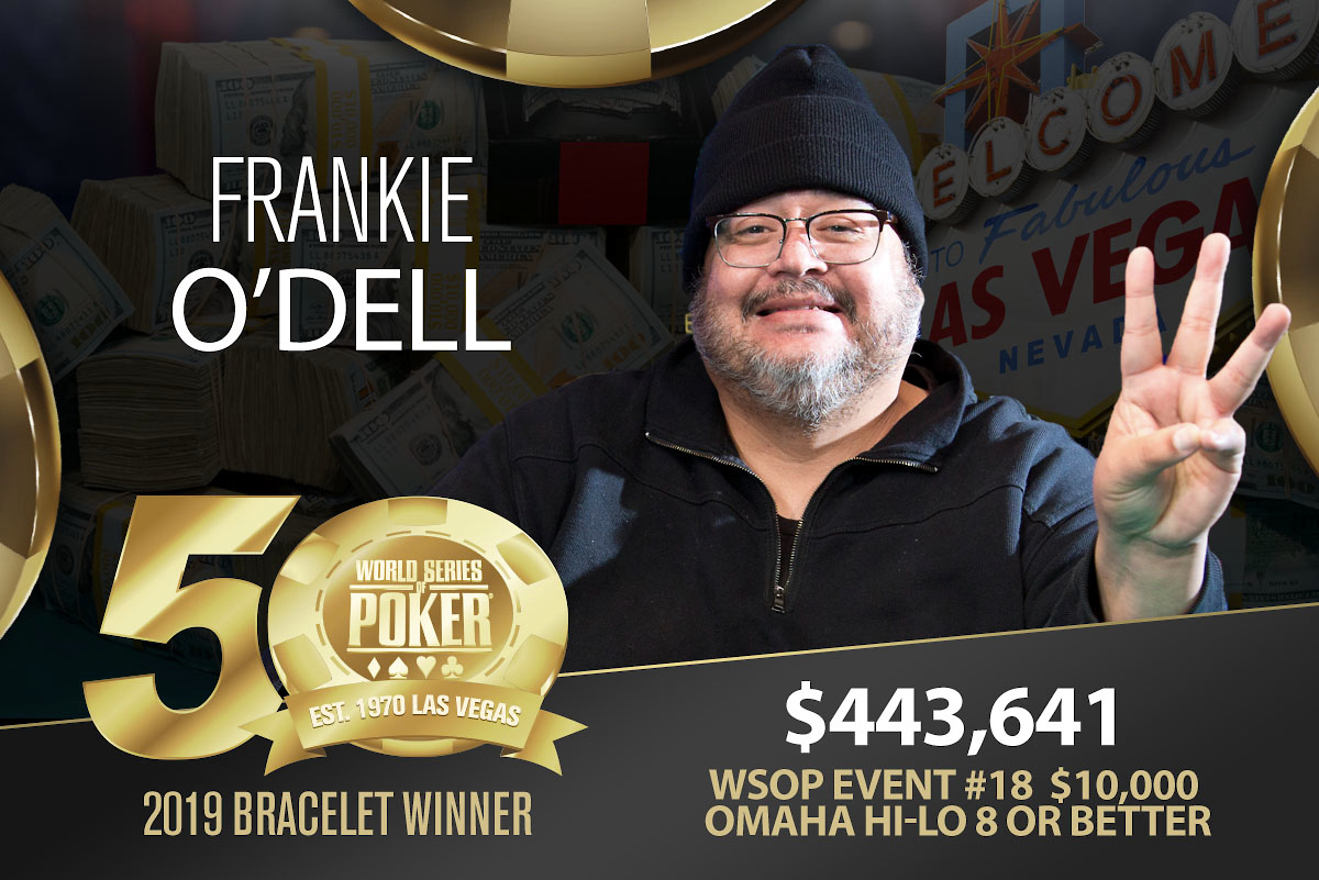 Frankie O’Dell Snaps Up Third Omaha Hi-Lo Bracelet, Jean-Robert Bellande and Eli Elezra Make Final Tables