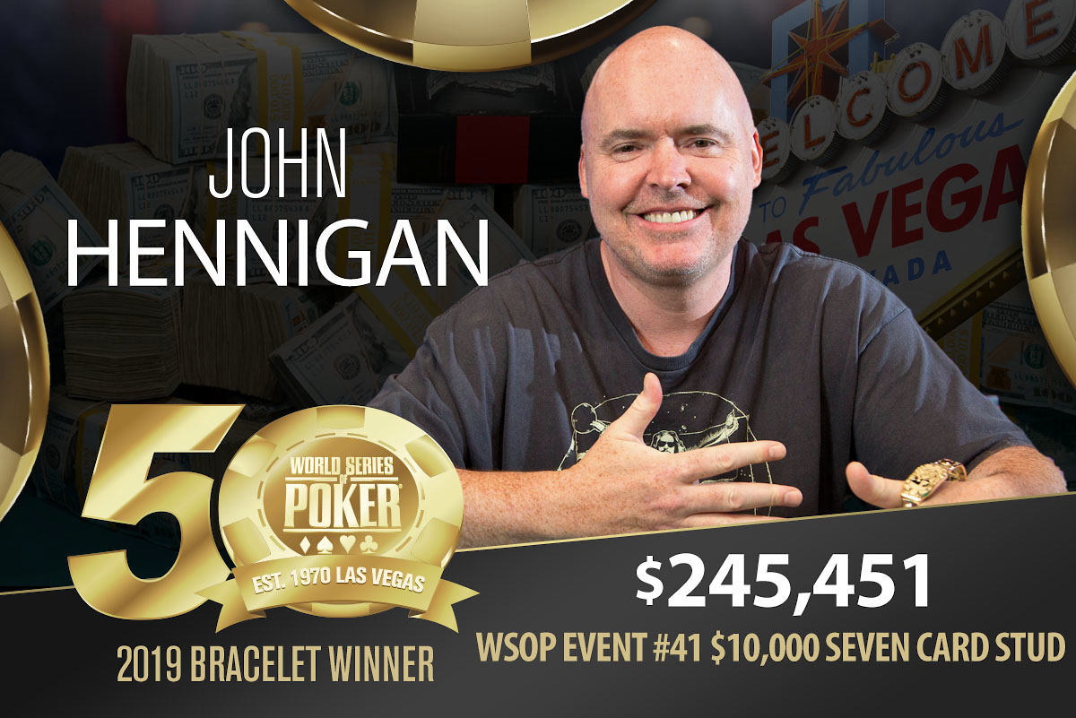 John Hennigan Outlasts Daniel Negreanu in WSOP $10K Stud Slugfest