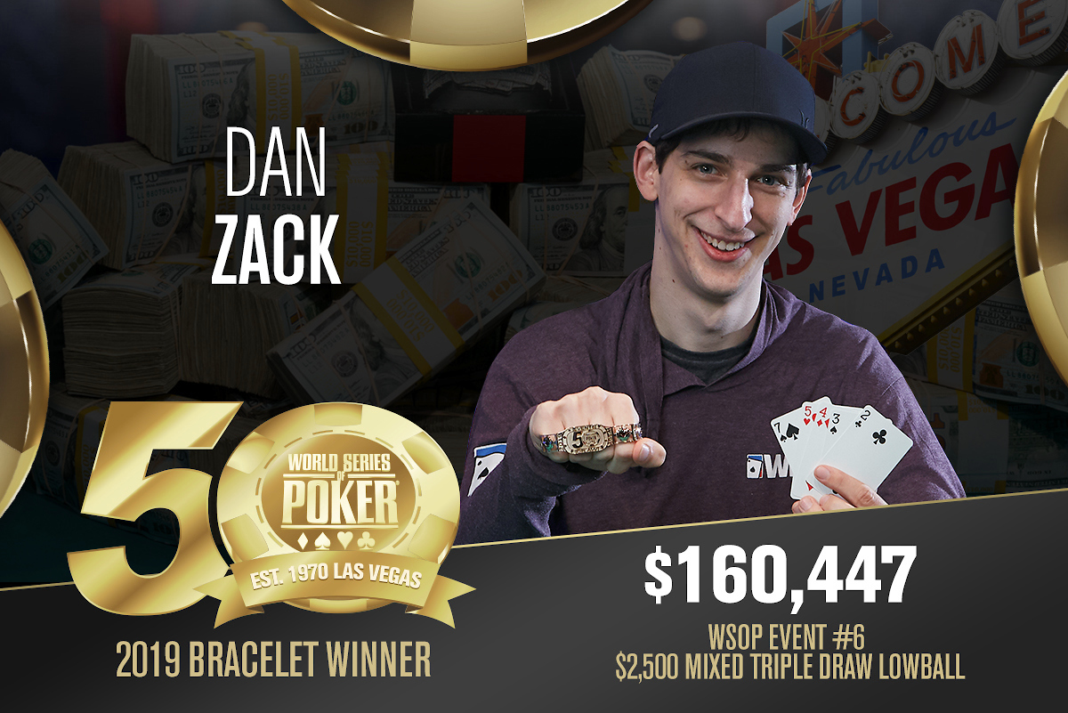 Dan Zack, Ben Heath Win Bracelets, Chance Kornuth Leads WSOP $10K Short Deck