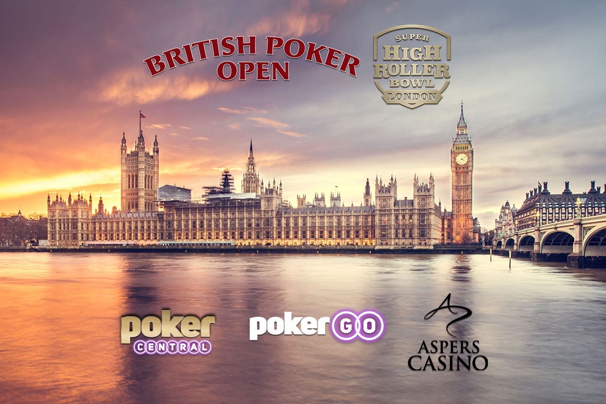 British Poker Open and Super High Roller Bowl London Coming to PokerGo This Fall