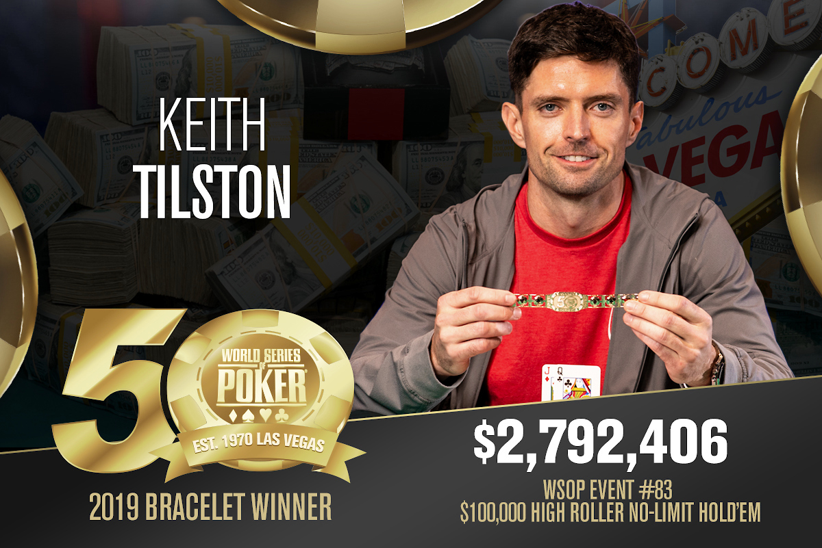 Keith Tilston Wins WSOP $100K High Roller, Daniel Negreanu Falls Short Again