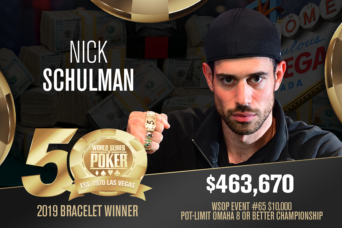 Nick Schulman Takes Home Third WSOP Bracelet, Wins $10K PLO8