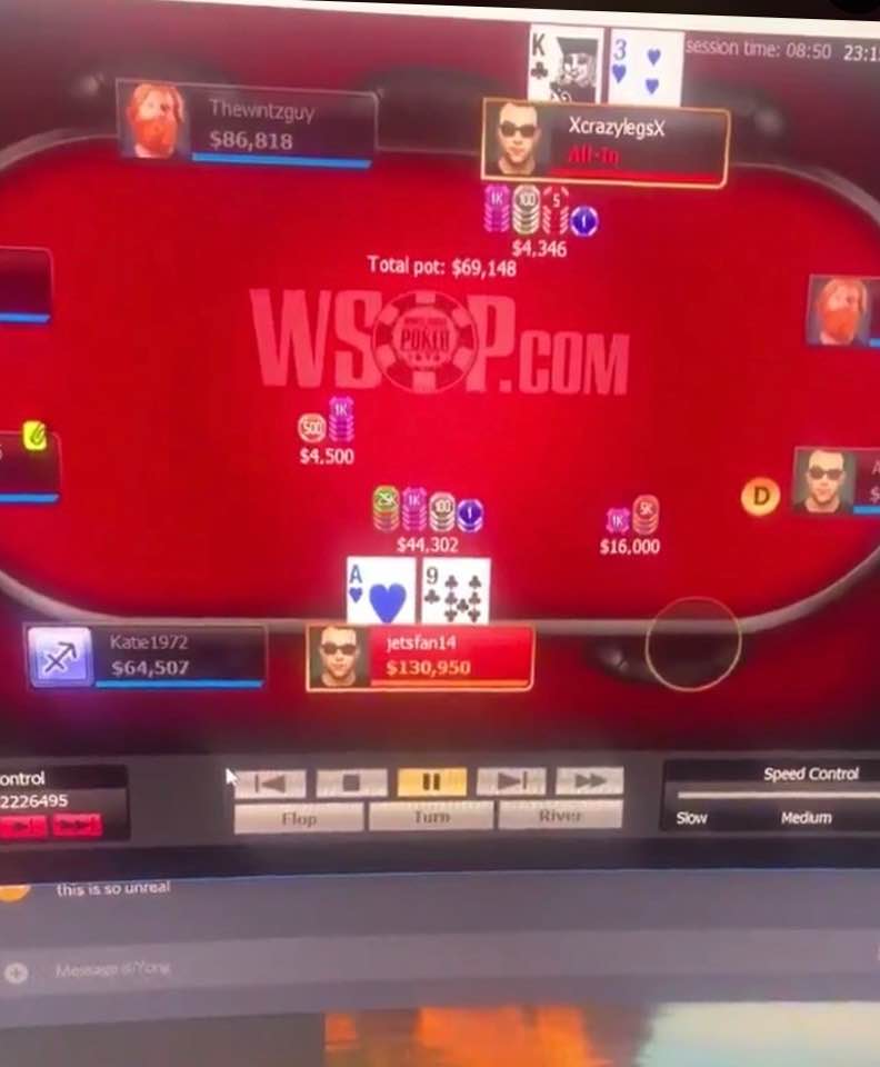 Online Poker Player Accuses WSOP.com of Costly Glitch During All-In Pot