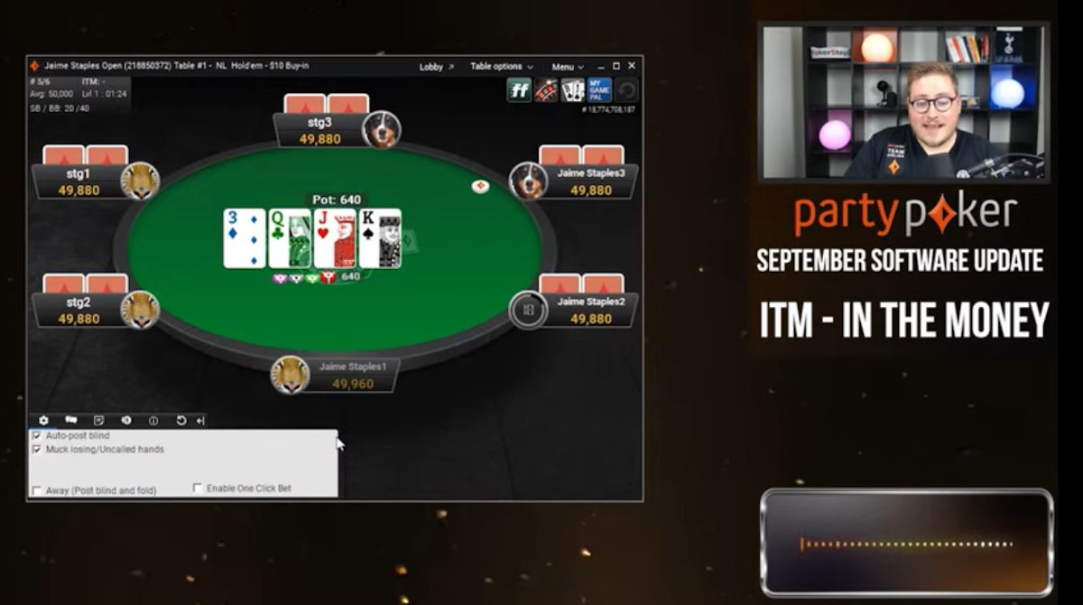 Partypoker Software Update Adds Features for Tournaments, Mac Users