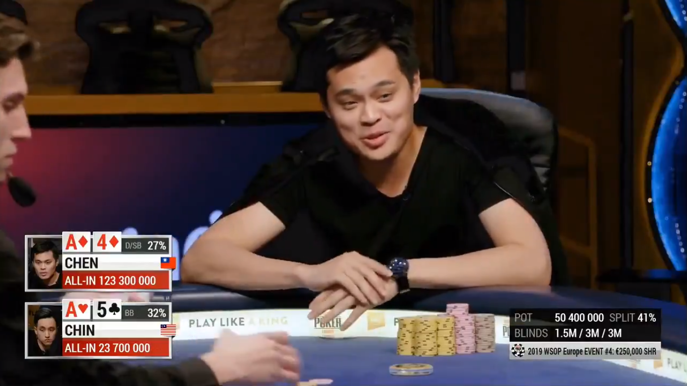 James Chen WSOPE poker
