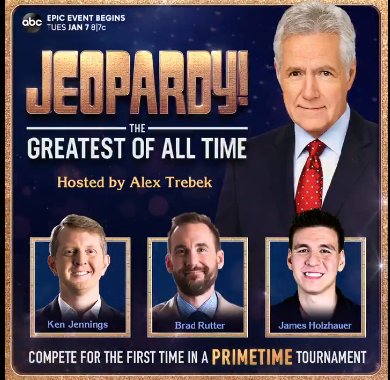 James Holzhauer, Ken Jennings Will Battle on Jeopardy in January