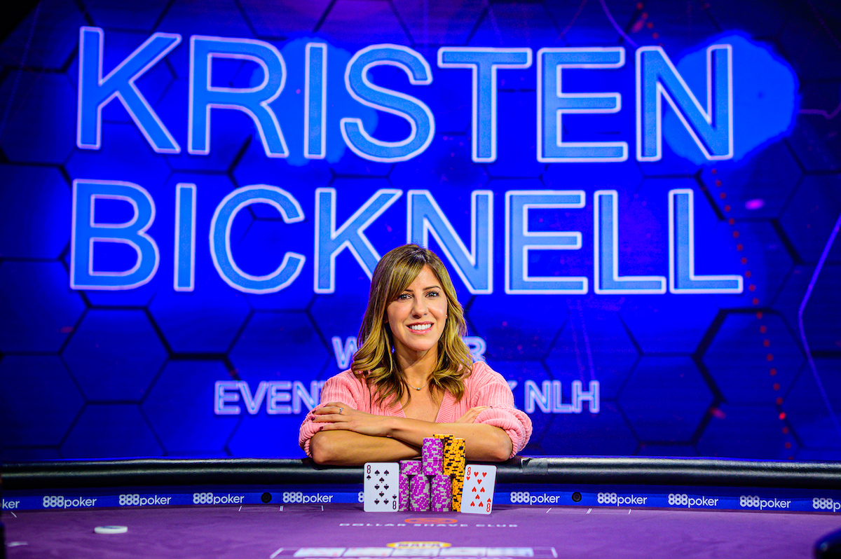 Kristen Bicknell Wins $25K NLH Poker Masters Event, Chance Kornuth Runner-Up Again