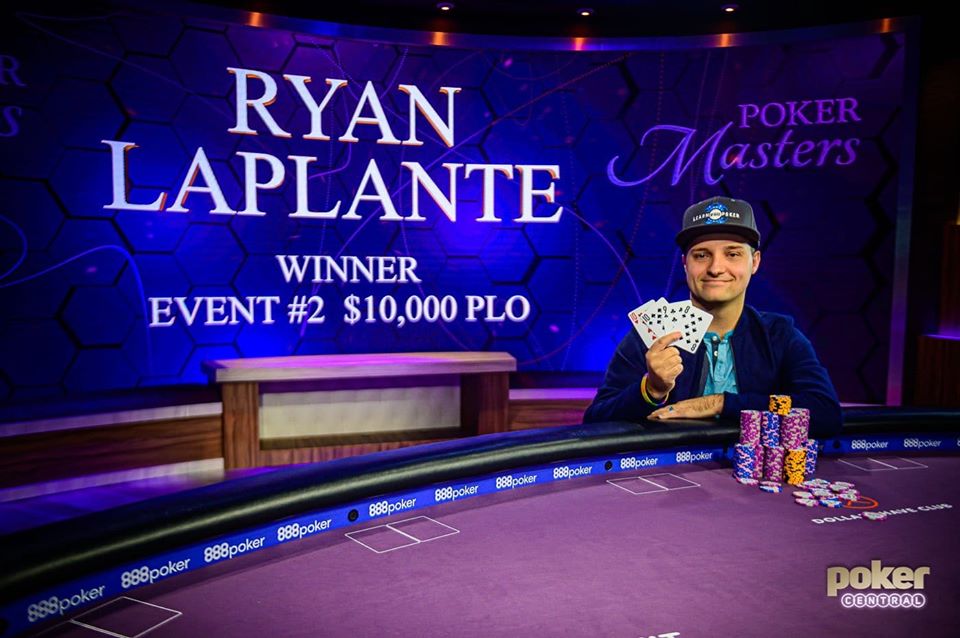 Ryan Laplante Ships Poker Masters $10K PLO Event, Back-to-Back Runner-Up Finishes for Chance Kornuth