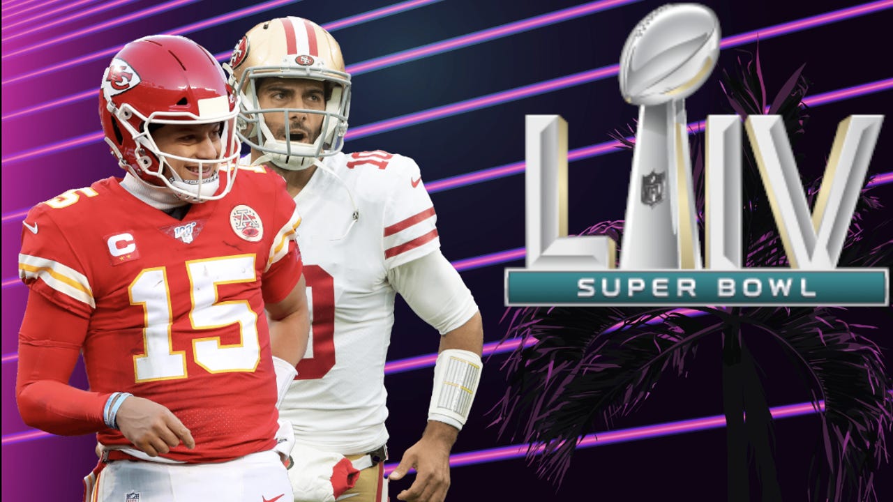 Chiefs Open as Slight Favorite Over 49ers in 2020 Super Bowl Matchup