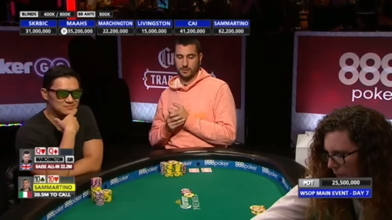 Flashback Friday: Dario Sammartino at Center of Most Controversial Hand from 2019 WSOP (VIDEO)