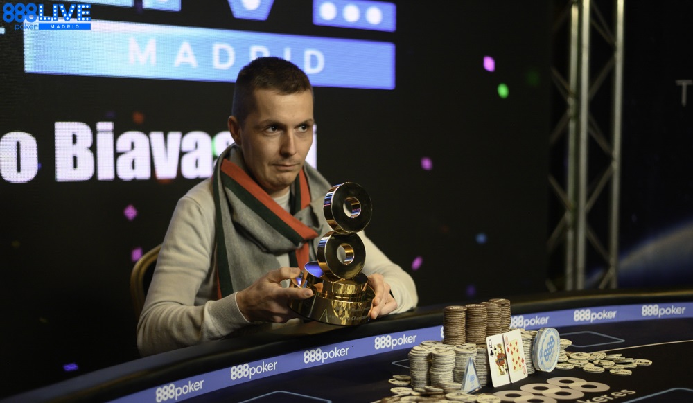 Satellite Qualifier Marco Biavaschi Wins 888poker Live Title After 15-Hour Battle