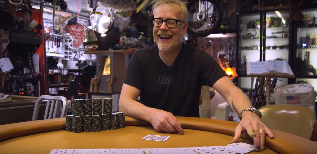 MythBusters’ Adam Savage Shows You How to Build Teddy KGB’s Rounders Table (VIDEO)