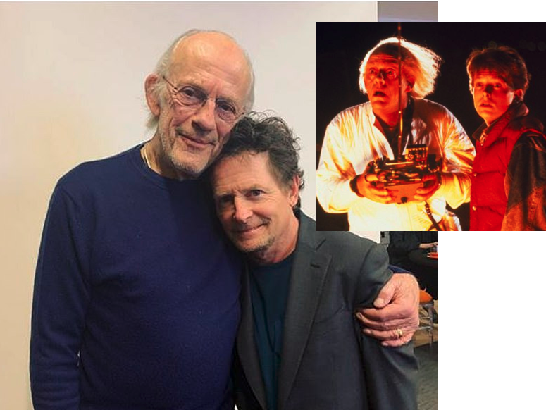 Michael J. Fox, Christopher Lloyd Reunite at Charity Poker Event