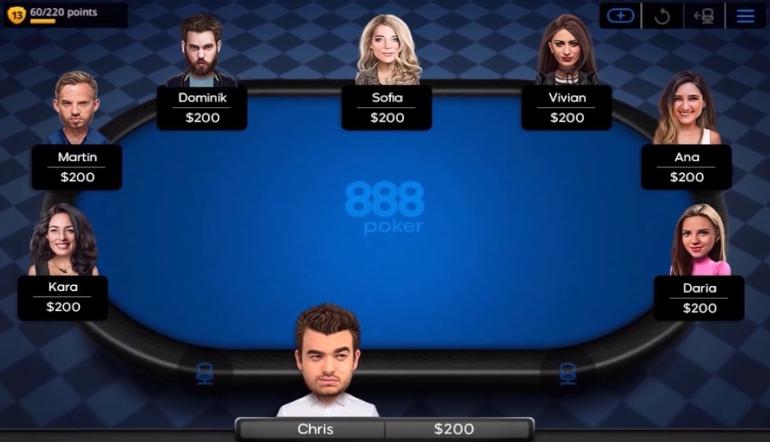 888 Poker home games