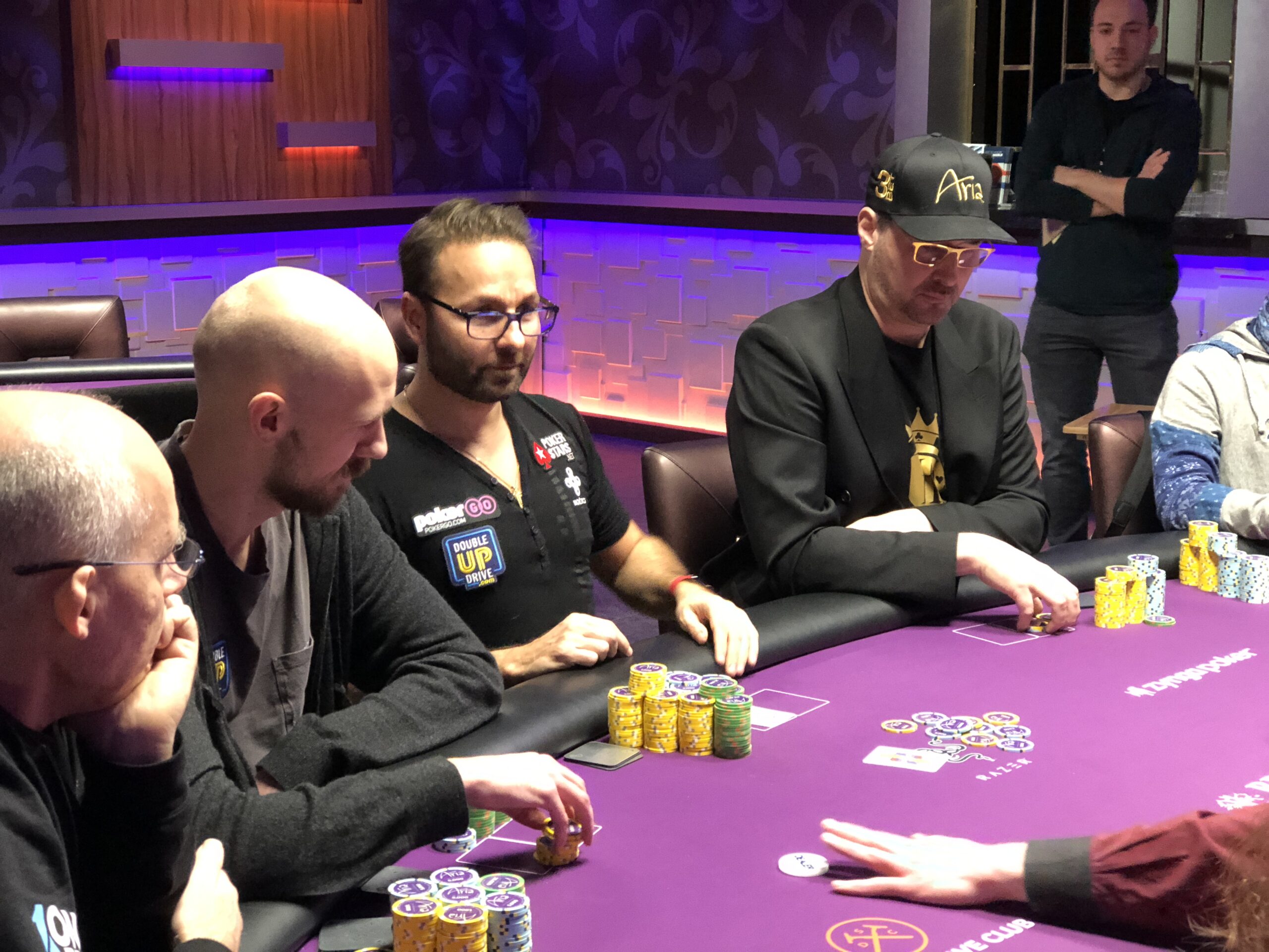 Negreanu Exits SHRB on Questionable Play, Haxton and Chidwick Take Big Stacks to Final Table