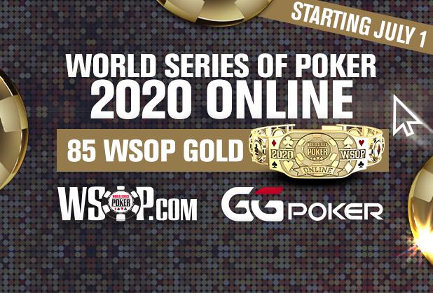 WSOP Schedules Mega Online Bracelet Summer Series Between WSOP.com and GGPoker